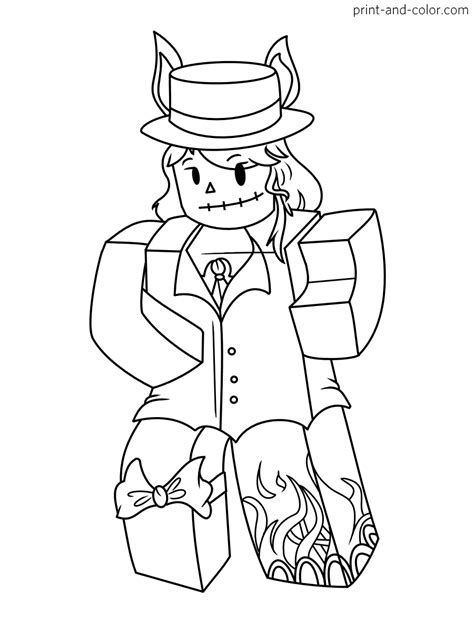 Roblox Coloring Pages Print And