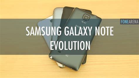 Samsung Galaxy Note Evolution Youtube