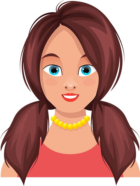 Woman Face Clipart Design Illustration 9391597 Png