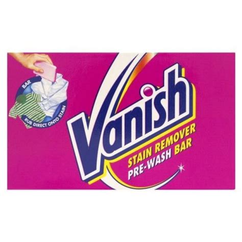 Vanish super soap bar laundry stain remover has enzymatic action to reach deep into cloth fibres to eliminate grease and grime. Vanish Stain Remover Pre-Wash Soap Bar 75g