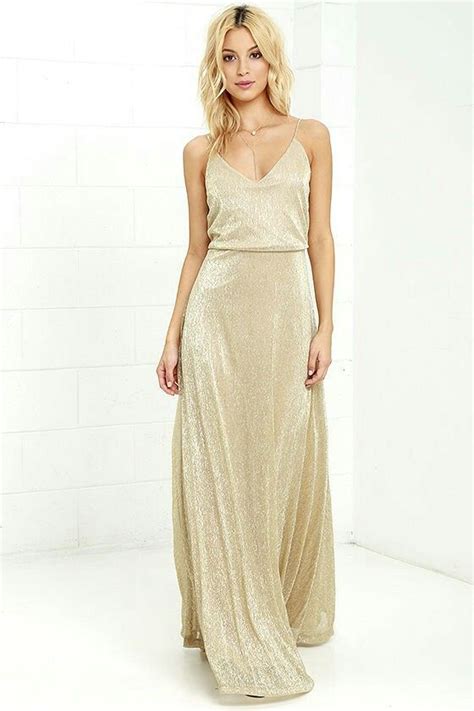 Productsfriend Of The Glam Gold Maxi Dress