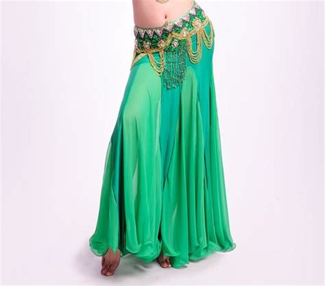 Free Shipping High Quality New Bellydancing Skirts Belly Dance Skirt Costume Training Dress Or