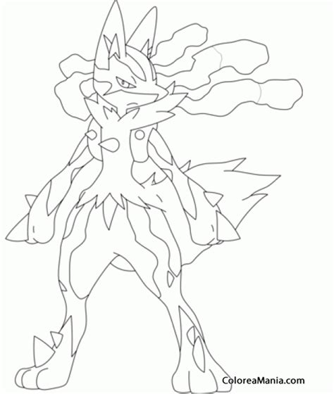 Lucario Coloring Page At Getdrawings Free Download