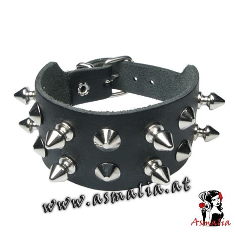 Spitz Und Killernieten Armband 2 Reihig Leder Asmalia Gothic Shop Vienna