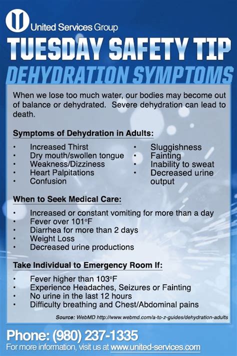 Each coverage protects against a different risk, but your car, home, life, or health insurance policies, or your credit card, may provide all or part of the protection you need, particularly when combined with the minimum insurance the car rental company is required by law to provide. This week's Tuesday Safety Tip is about the Dehydration ...