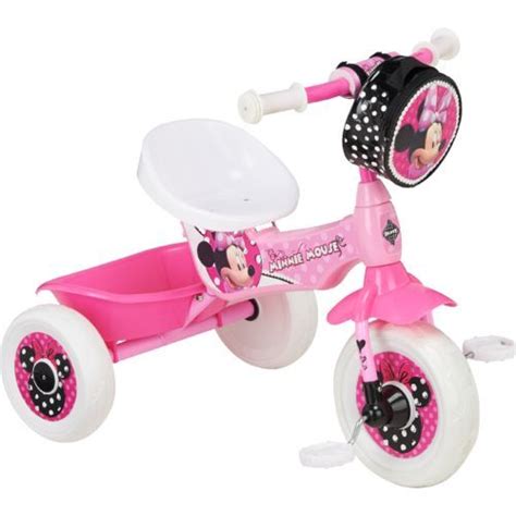 Huffy Girls Disney Minnie Mouse Trike Toddler Tricycle Kids Bike