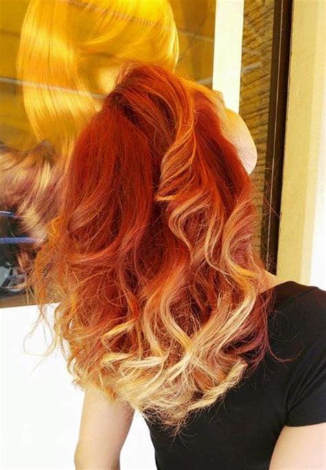 Great savings & free delivery / collection on many items. Fire Red Orange Ombre, Bright Red Orange, Weft Hair ...
