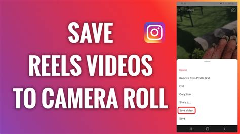 How To Save Instagram Reels Videos Into A Camera Roll Freewaysocial