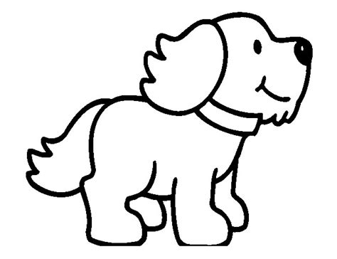 Dog Template For Colouring Clipart Best