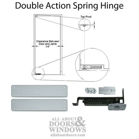 What is hinge matchmaker, you ask? Double Action Spring Hinge, Floor Mount - Choose Finish