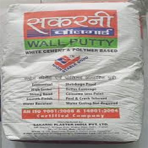20kg Sakarni White Cement Polymer Putty Grade 33 Grade At Best Price