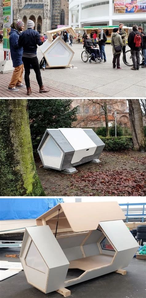 These Solar Powered Sleeping Pods Were Designed To Provide Homeless People Shelter In Winter