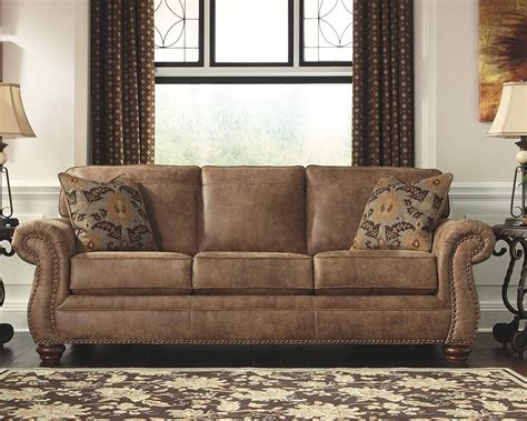 Ashley Furniture Larkinhurst Sofa Contemporary Style Couch Earth