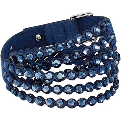 Swarovski Power Slake Bracelet Crystal Blue Peters Of Kensington