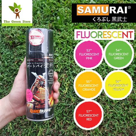 Samurai Spray Paint Fluorescent 400ml Shopee Philippines