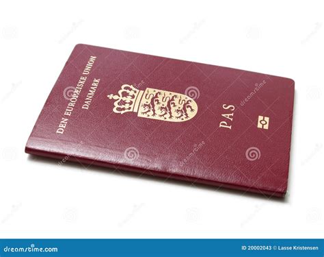 Duński paszport obraz stock Obraz złożonej z oficjalizm 20002043