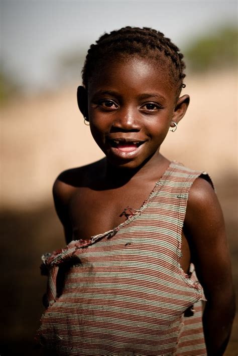 Burkina Faso African Children Baby Faces All Smiles