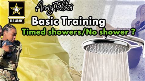 Basic Training Timed Showers What Is Army Basic Training Like Youtube