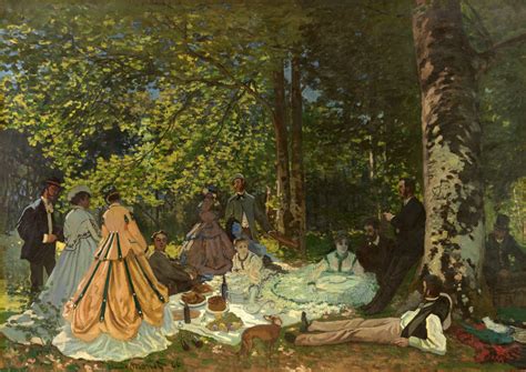 Luncheon On The Grass 1865 181×130 Cm By Claude Monet History