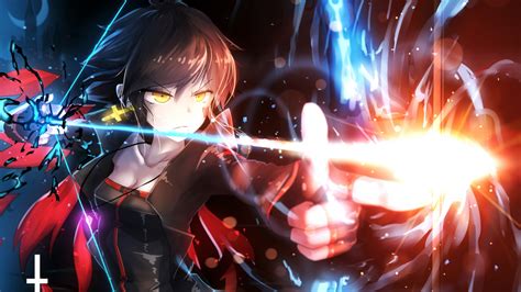 Download 1366x768 Wallpaper Angry Anime Girl Archer Pixiv Fantasia T