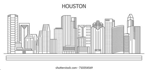 556 Houston Texas Skyline Stock Vectors Images And Vector Art Shutterstock