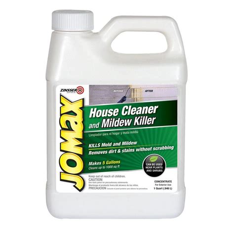 Zinsser Qt Jomax House Cleaner And Mildew Killer The Home Depot