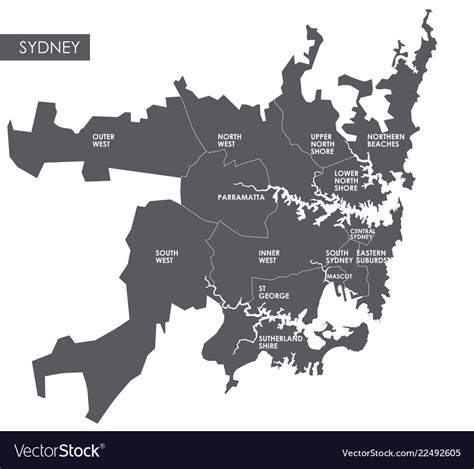Scalablemaps Vector Map Of Sydney Gmap Regional Map Theme Map Images Images