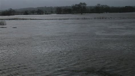 heavy rain leads to shropshire flood warning bbc news