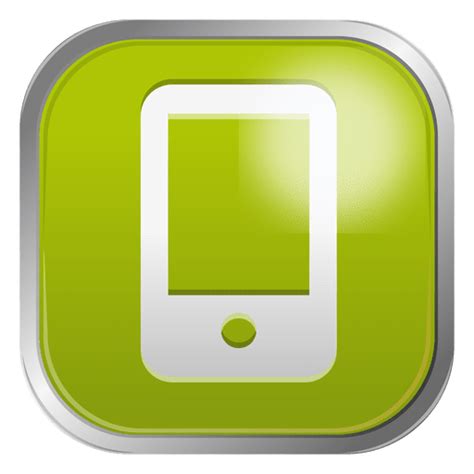 Green Mobile Icon Transparent Png And Svg Vector File
