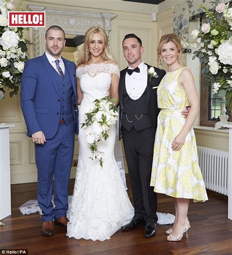 Catherine Tyldesley Wears Stunning Bridal Gown For Her Wedding To Tom Pitfield Daily Mail Online