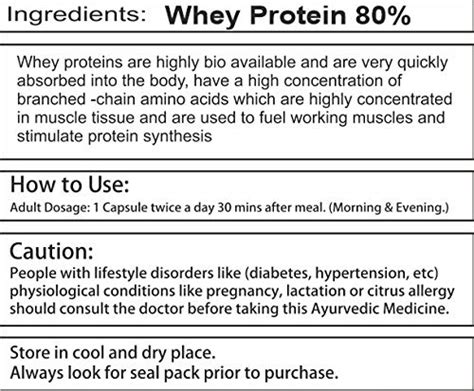 Besure 100 Whey Protein Capsules Gain Lean Muscle