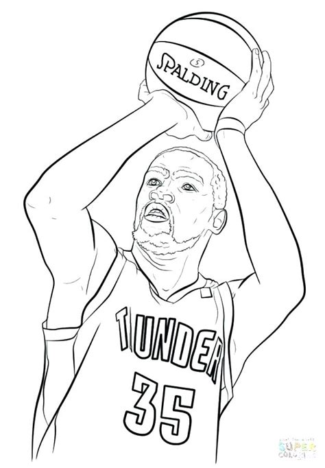 Basketball Coloring Pages Nba Players At Free