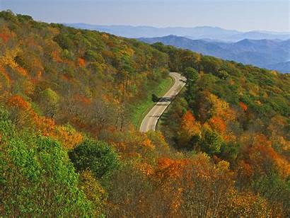 Carolina North Mountains Cherohala Skyway Nature Autumn