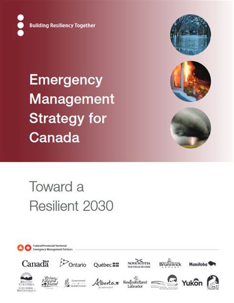 Please feel free to contact me via phone or email at a time of your convenience to discuss my worked with other management and led a team of technicians to set goals and achieved them. Emergency Management Strategy for Canada: Toward a ...