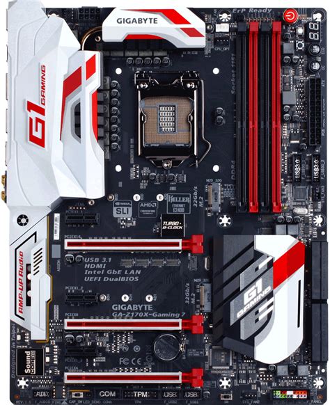 Gigabyte Ga Z170x Gaming 7 Rev 10 Motherboard Specifications On