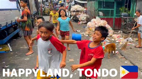 The Biggest Slum In Philippines Happyland In Tondo Manila Philippines