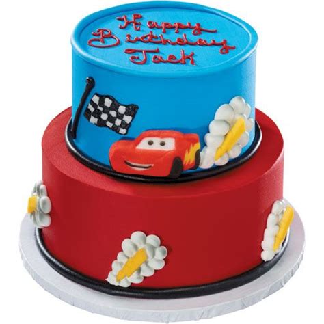 For the ice cream cake: Cars Speedy McQueen Edible DecoSet | Edible cake decorations, Mcqueen cake, Cakes for boys