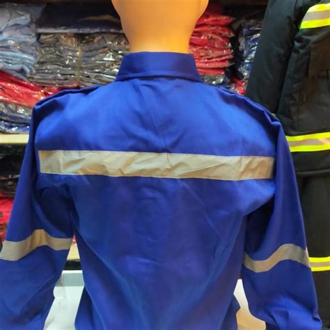 Jual Baju Seragam Kerja Baju Safety Proyek Warna Biru Bca Terbaru
