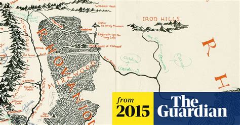 Tolkiens Annotated Map Of Middle Earth Discovered Inside Copy Of Lord