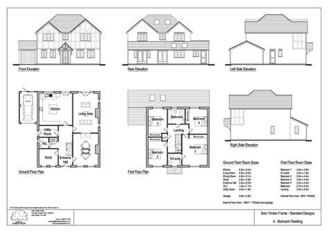 Kingstanding 4 Bedroom House Design Designs Solo Timber Frame