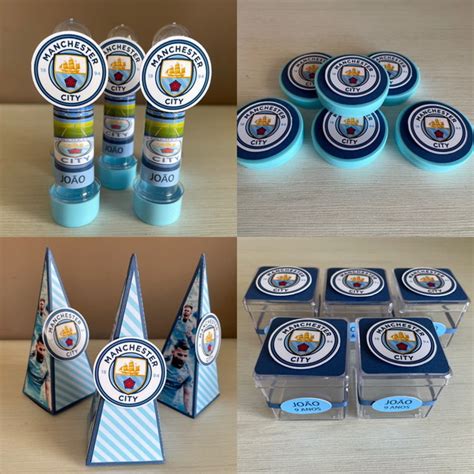 Kit Festa Manchester City 20 Peças Elo7 Produtos Especiais