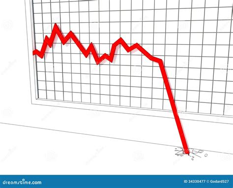 Market Crashing Stock Illustration Illustration Of Consumer 34330477