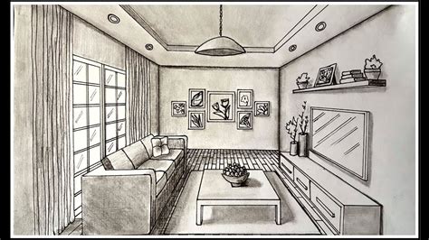 How To Draw A Living Room In One Point Perspective Baci Living Room