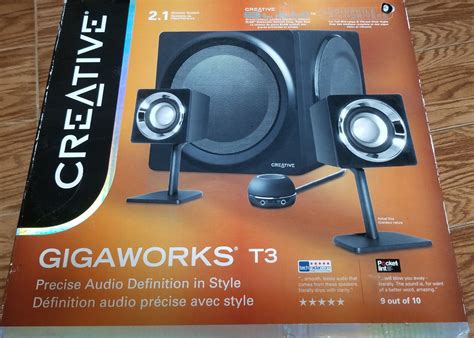 Creative Gigaworks T3 21 Multimedia Surround Sound 249 Retail Ebay