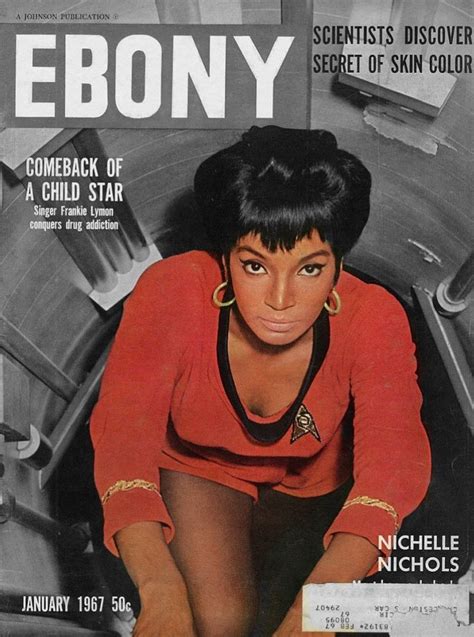 Star Trek Nichelle Nichols Star Trek Ebony Magazine Cover