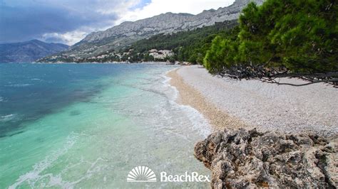 Beach Punta Rata Brela Croatia Youtube