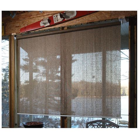 Castlecreek Sunscreen Roll Up Window Shade 232384 Awnings And Shades