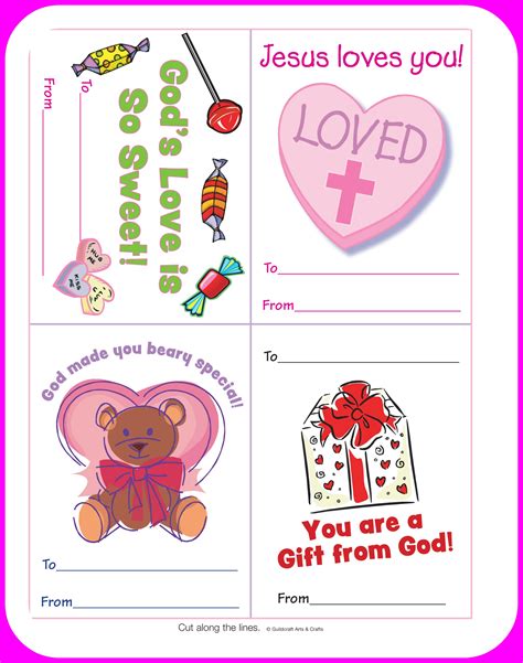 5 Best Images Of Printable Christian Valentine Craft Valentines Day