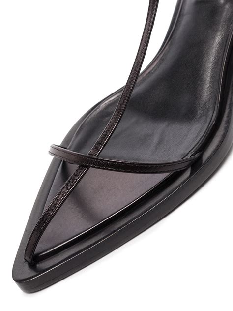 Jil Sander Strap Detail Pointed Toe Sandals Farfetch