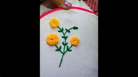 An introduction to the art of flowers, cacti, and more. How to Embroider a Rose Flower - YouTube